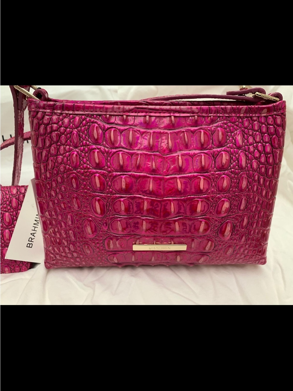 NWT Brahmin Potion (Hot Pink) Lorelei and Matching Potion Ady Wallet - Picture 5 of 14